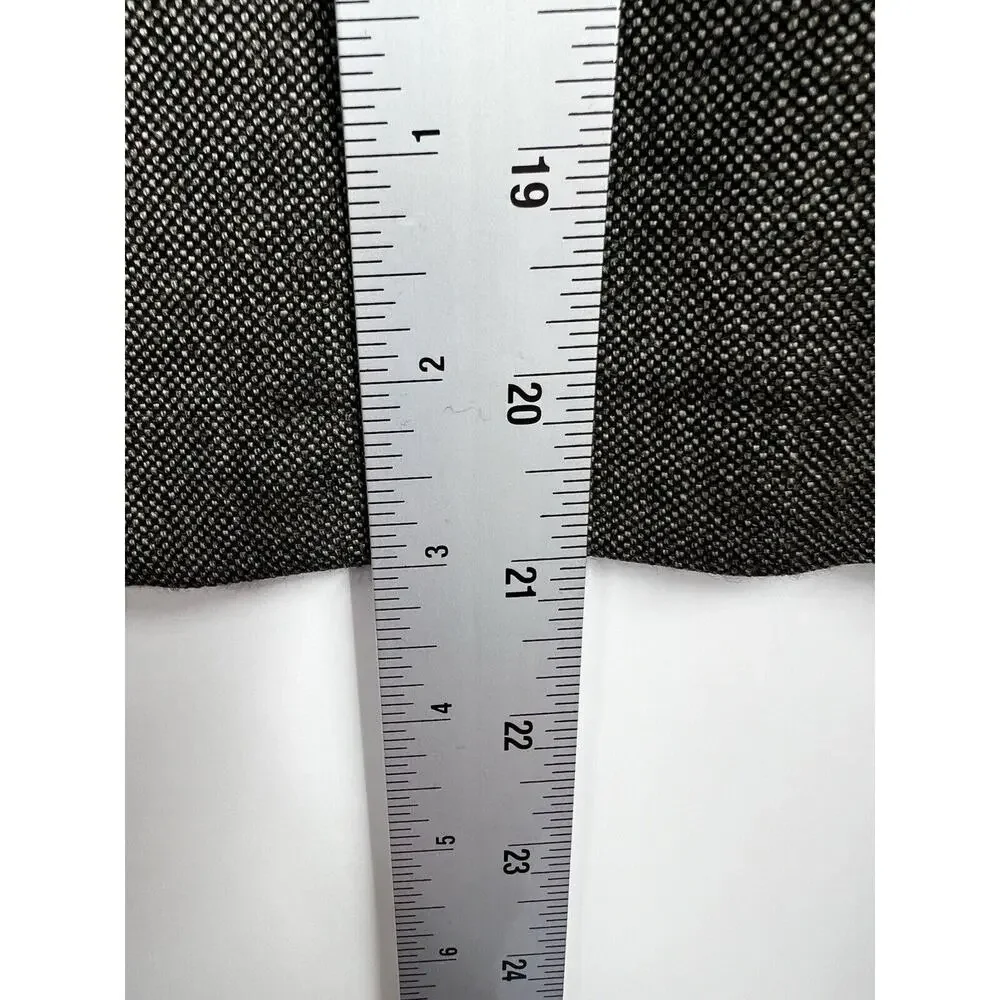 J.‎ Crew Skirt Womens Brown Pencil 100% Wool Back Slit Lined Career Size 12